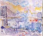 Marin, John Brooklyn Bridge oil painting